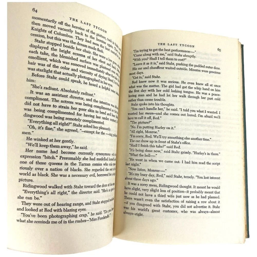 2 F Scott Fitzgerald Novels The Last Tycoon 1941 And This Side Of‎ Paradise 1920